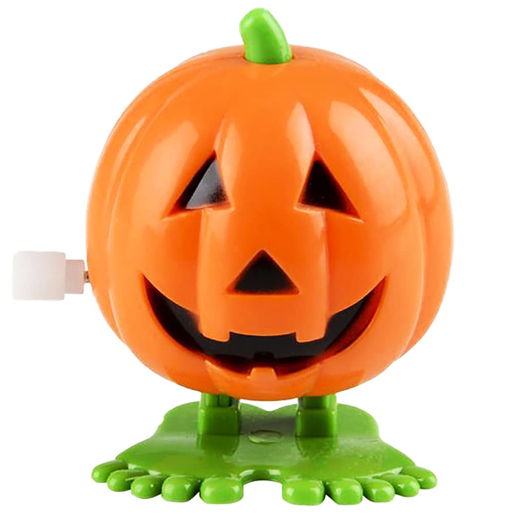 Halloween Pumpkin Wind-Up Toys for Kids - 6-Pack Novelty Party Favors for Boys & Girls - 2 Inch Fun Wind Up Toys for Birthday Parties, Trick or Treat, Classroom Rewards & Holiday Celebrations
