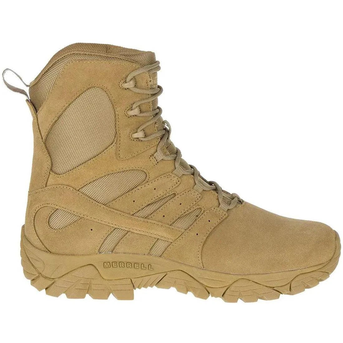 Moab 2 Defense Men's Tactical Work Boots - Coyote Brown Military & Hiking Boots for Outdoor, Construction & Tactical Use