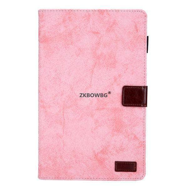 Premium PU Leather Case with Soft TPU Back for Samsung Galaxy Tab A 8.0 (2019) - Compatible with S Pen (Model P200/P205) | Slim Protective Cover for Work, Travel & Daily Use