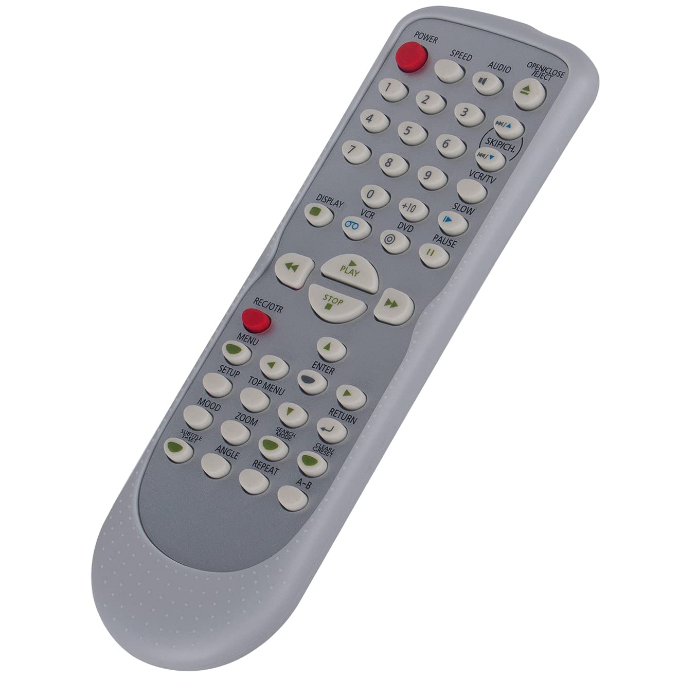 Emerson Sylvania GFM DVD VCR Remote Control Replacement for EDVC860F DVC840F DVC840G DVC841G DVC860F DVC865F DVC865G SRDD495 MJ840G - Compatible with CD Players & Video Cassette Recorders - Perfect for Home Entertainment Systems