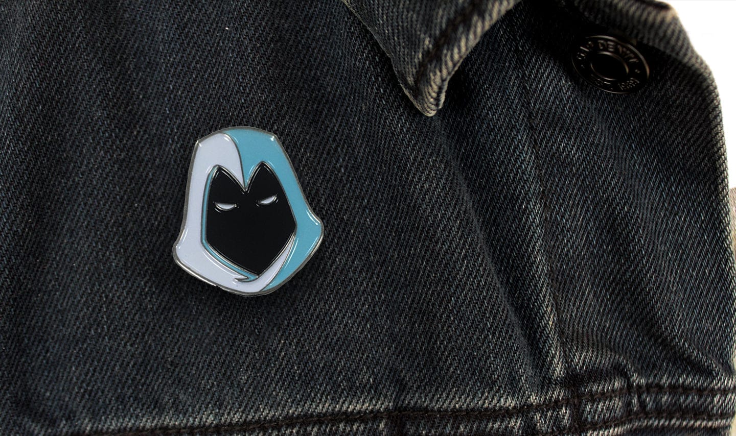 Marvel Knights Ghost Rider & Moon Knight Enamel Pin Set - Collectible Badge for Comic Fans, Cosplay, Backpacks & Jackets