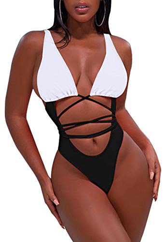 White Top Match Black Bottom and String