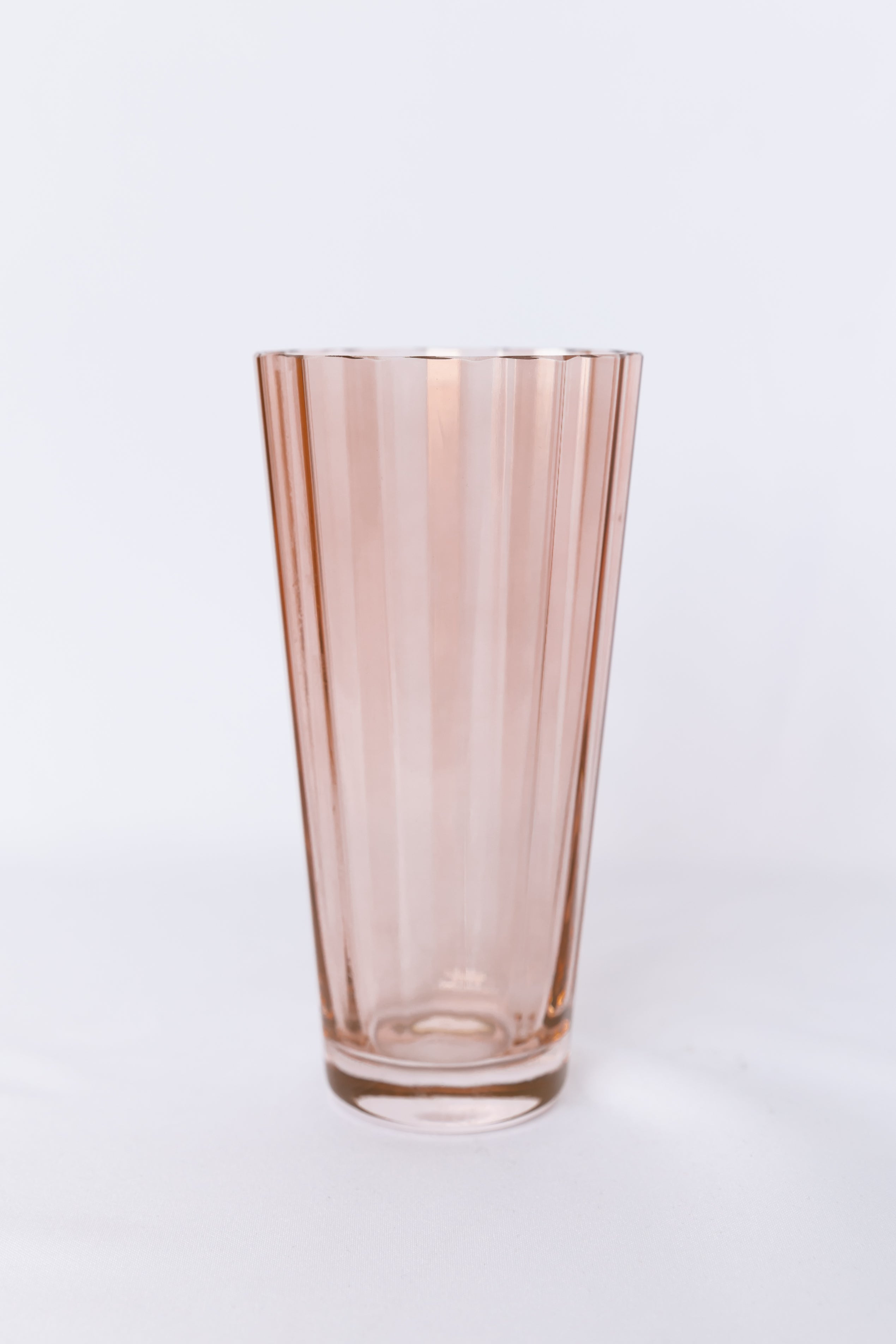 Estelle Colored Sunday Highball Glasses Set of 6 - Blush Pink - Elegant Drinking Glasses for Cocktails, Juice & Iced Tea - Perfect for Parties, Weddings & Home Entertaining