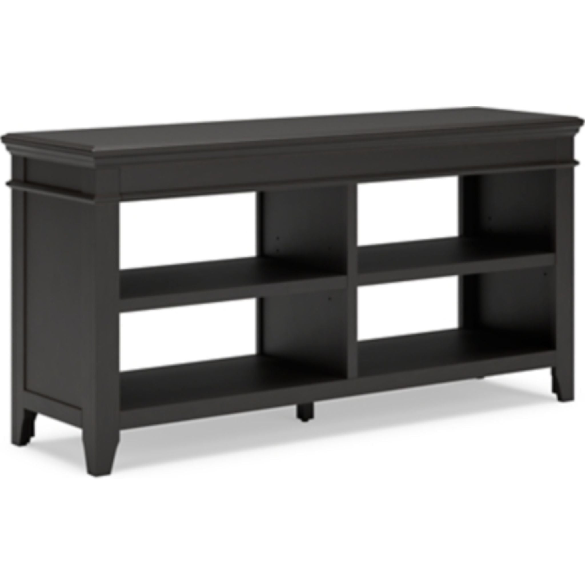 Beckincreek Black Credenza - Modern TV Stand with Storage for Living Room, Bedroom & Office