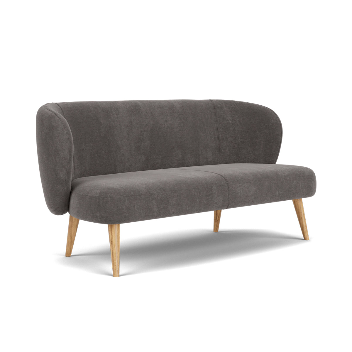 Kathleen Fabric 2 Seater Sofa - Modern Living Room Furniture for Small Spaces | Perfect for Apartments, Condos & Cozy Homes