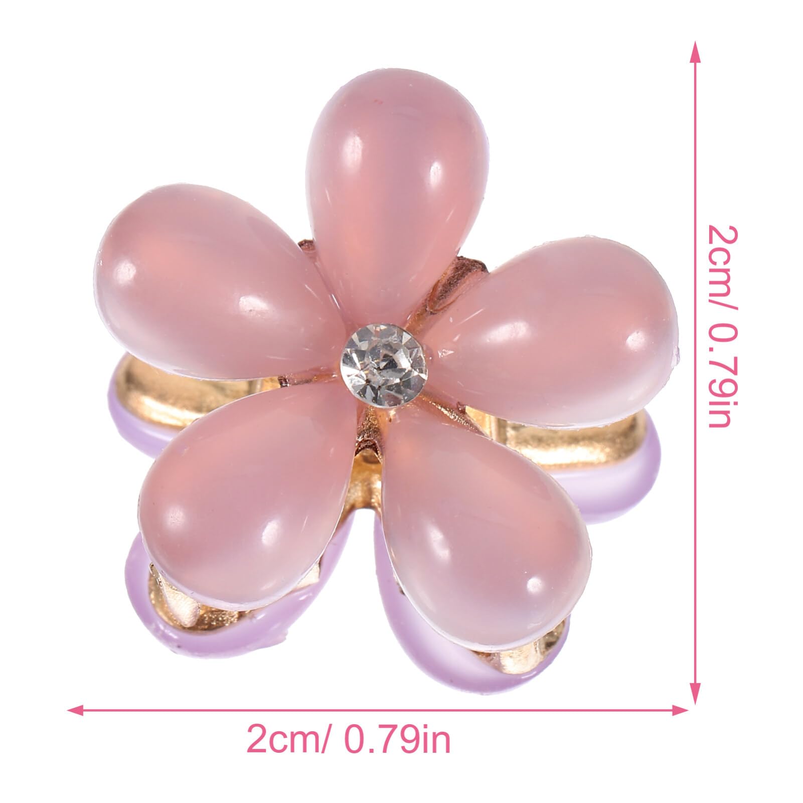 20pcs Flower Hair Clips for Little Girls - Small Hairpins & Mini Hair Accessories for Kids - Perfect for School, Parties & Daily Styling