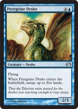 Magic The Gathering - Peregrine Drake (22) - Planechase 2012 Edition | Rare MTG Card for Commander & Modern Decks | Perfect for Competitive Play & Collectors