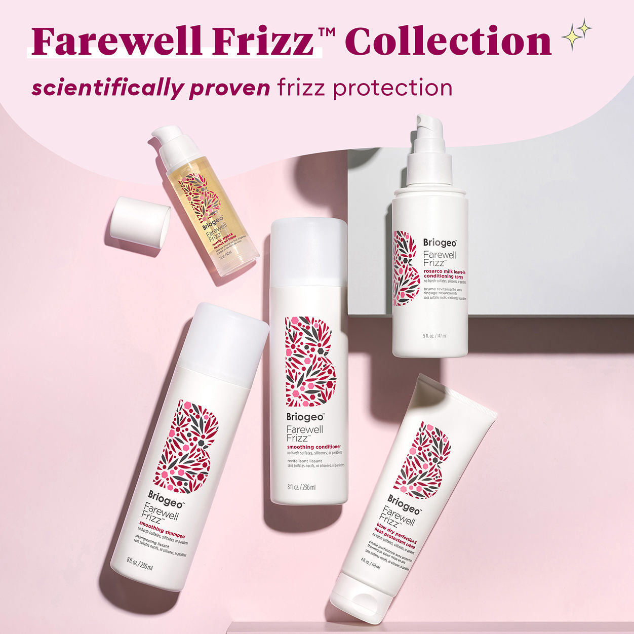 Organic Rosehip, Argan & Coconut Hair Oil for Frizz Control - Nourishing Treatment for Dry, Damaged Hair - Perfect for Daily Hydration & Styling
