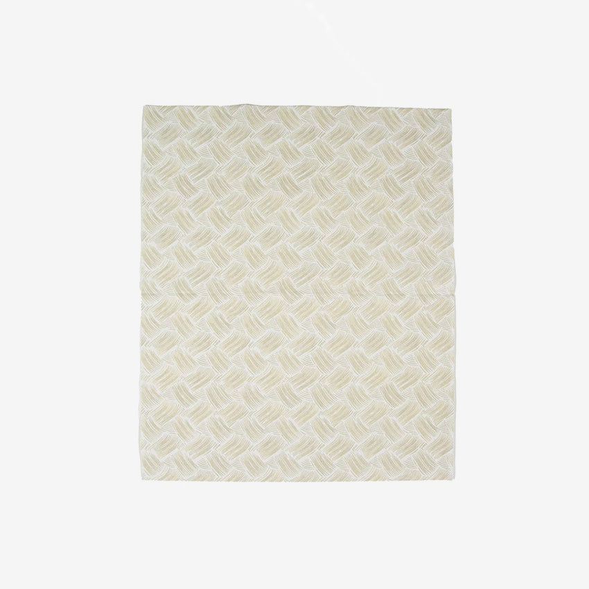 Premium Caspari Basketry Paper Linen Napkins - Elegant Disposable Dinner Napkins for Weddings, Parties & Fine Dining - 20 Pack