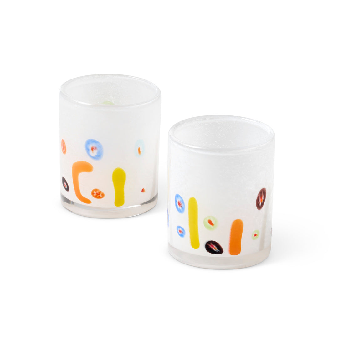 Torcello Glass Tumblers Set of 2 - 16oz Clear Drinking Glasses for Iced Coffee, Tea & Cocktails - Perfect for Home, Office & Outdoor Entertaining