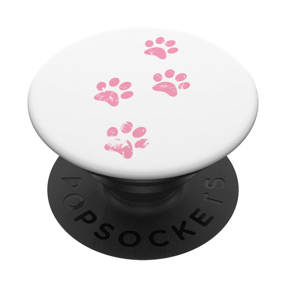 Pink Cat Paw Phone Stand Holder - Cute & Durable Phone Dock for Desk, Car, Bedside - Perfect for Watching Videos, Gaming, and Video Calls