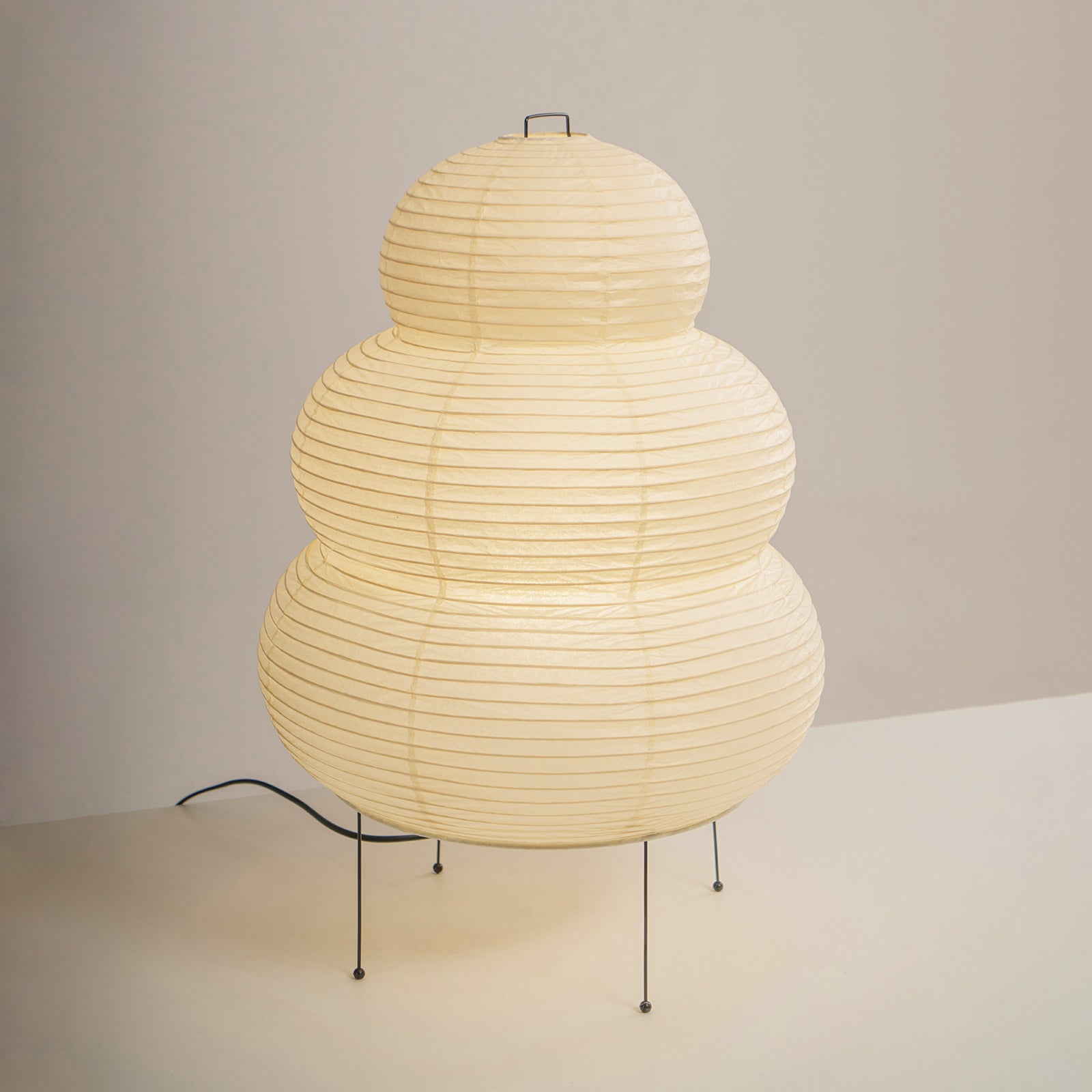 Akari Paper Table Lamp - Handmade Japanese Shoji Style Lighting for Bedroom, Living Room & Office - Soft Ambient Light, Modern Minimalist Decor