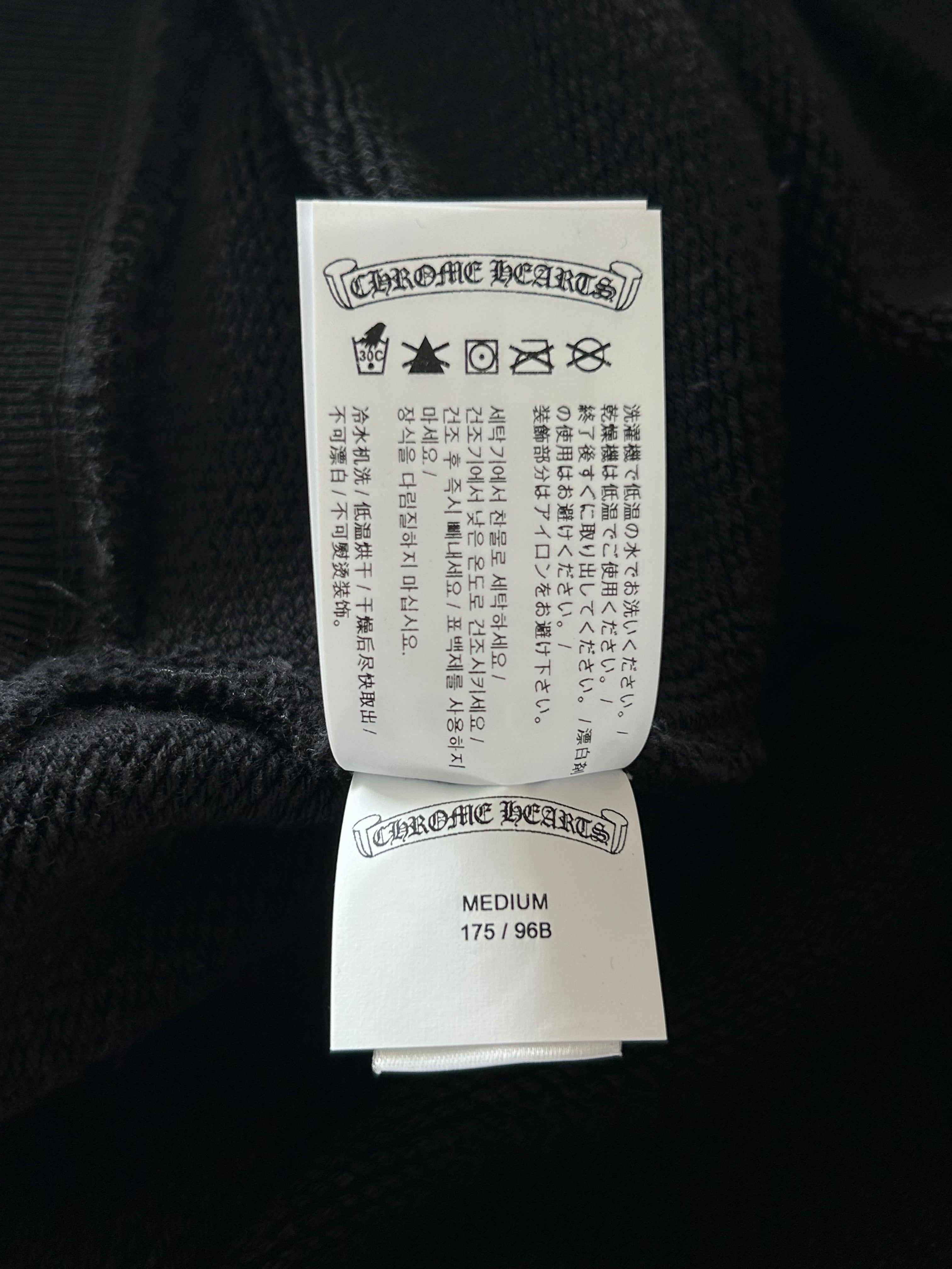 Chrome Hearts Black Triple Cross CH Logo Embroidered Sweater for Men & Women | Gothic Streetwear Fashion | Perfect for Concerts, Parties & Casual Outfits