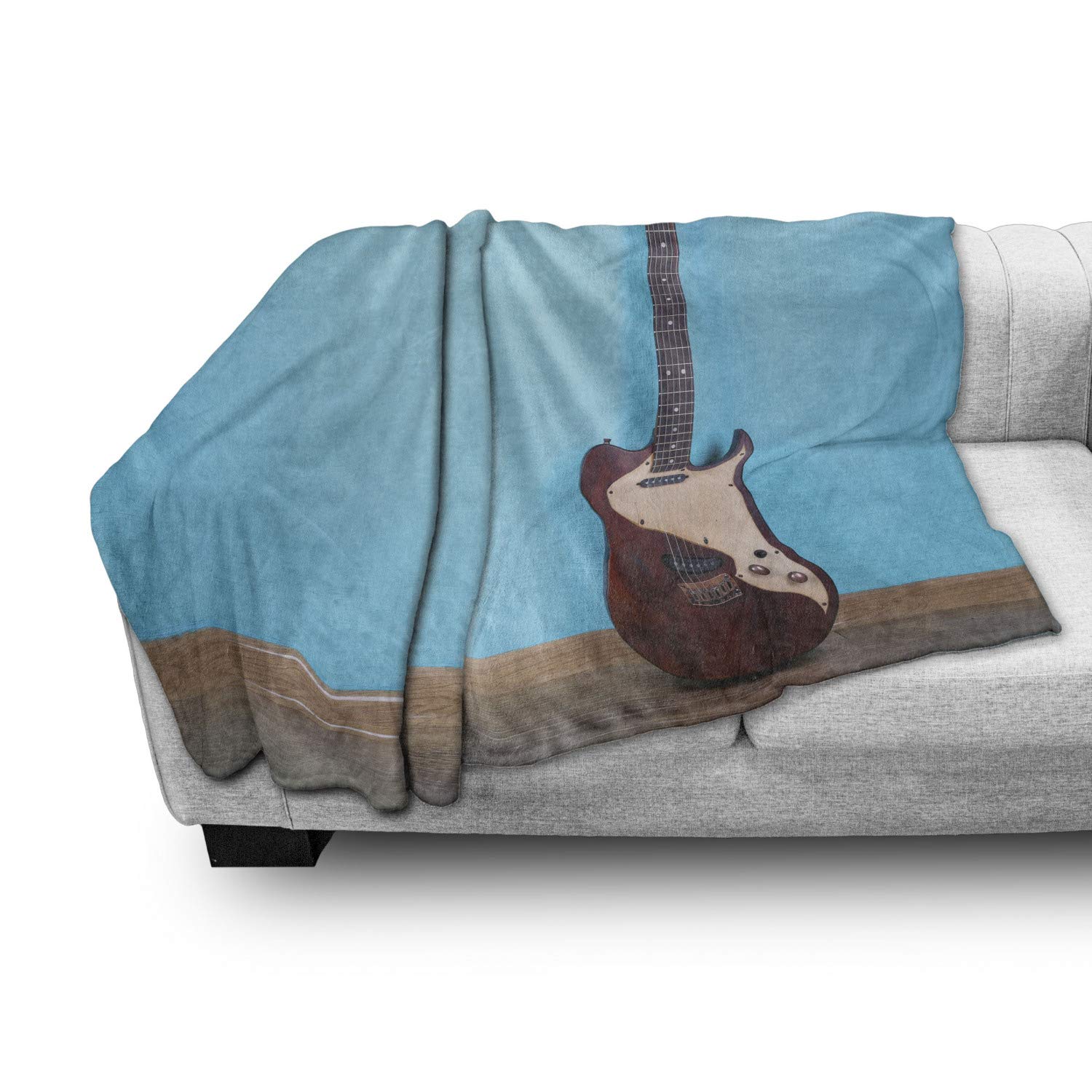 Ambesonne Guitar Fleece Throw Blanket - 70