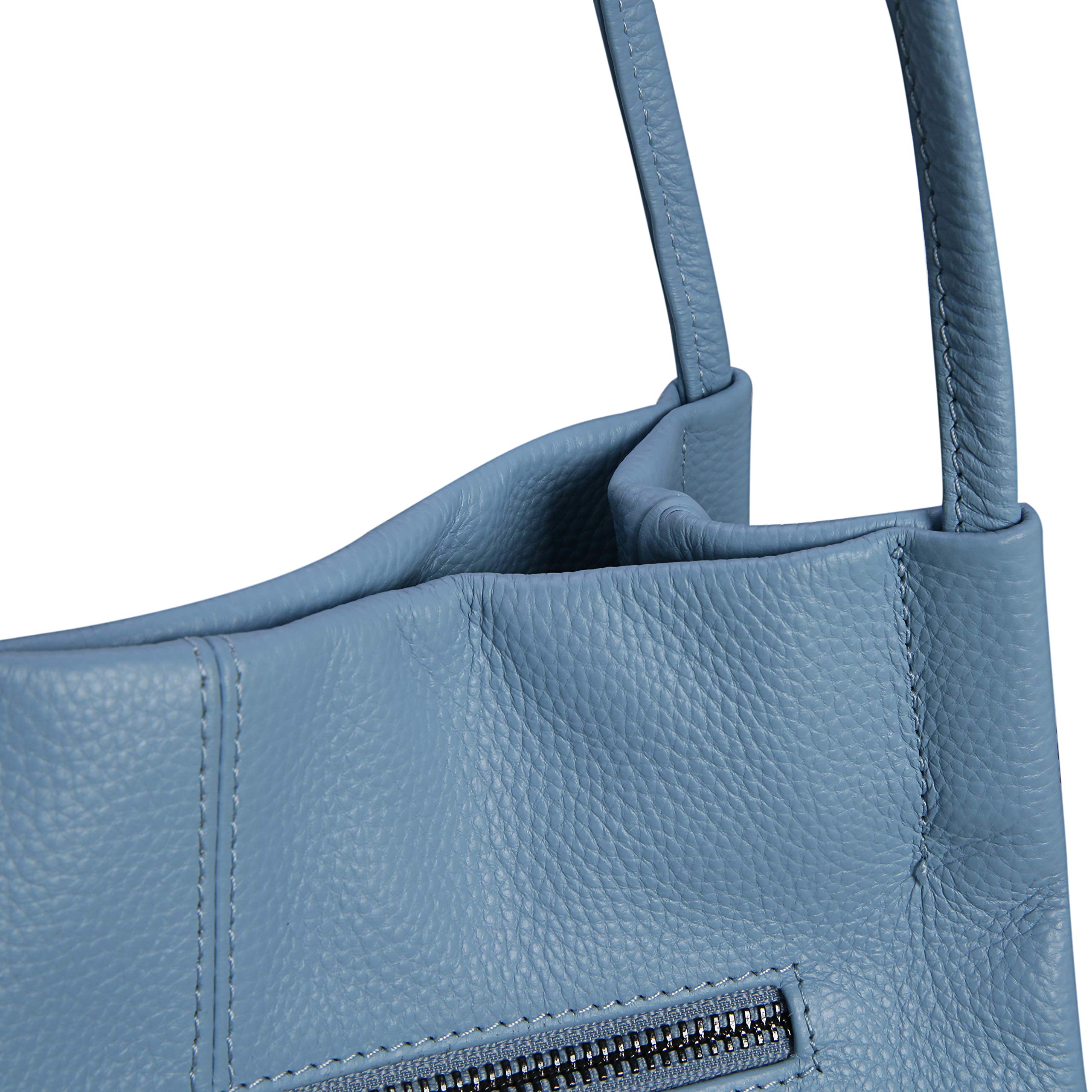 Genuine Leather Tote Bucket Bag for Women - Stylish Hobo Shoulder Purse & Handbag | Perfect for Work, Travel & Everyday Use