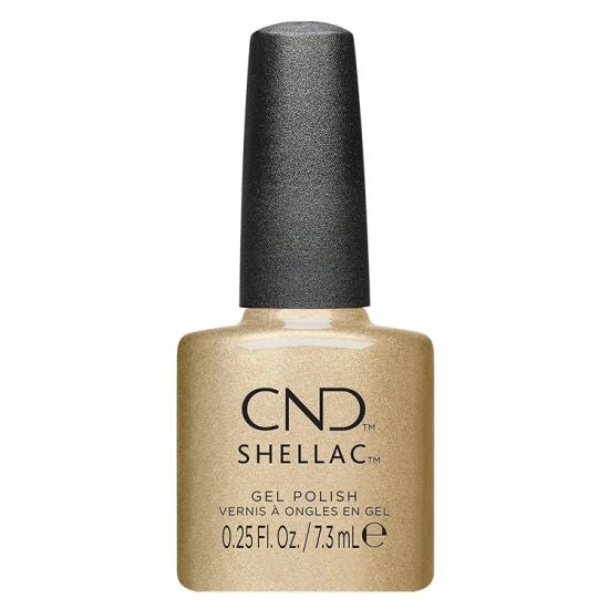 CND Shellac Nail Polish with Gold Hardware - 0.25 fl oz Long-Lasting Gel Polish for Professional Salon & Home Manicures