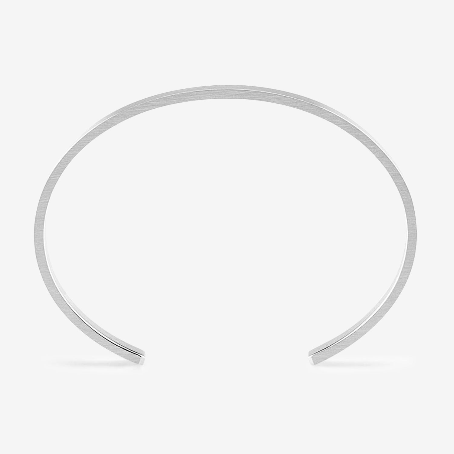 15g Brushed Sterling Silver Ribbon Bracelet for Women - Elegant Adjustable Jewelry Gift for Birthday, Anniversary & Special Occasions