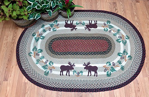 Premium Earth Rugs 4x6 Feet Burgundy Mustard Handmade Bohemian Area Rug - Perfect for Living Room, Bedroom & Boho Home Decor