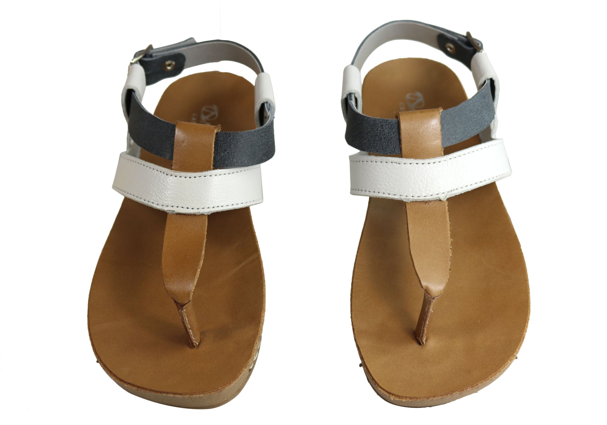 Andacco Yory Women's Comfortable Flat Leather Sandals - Brazilian Made Casual Shoes for Walking, Travel & Summer Outfits