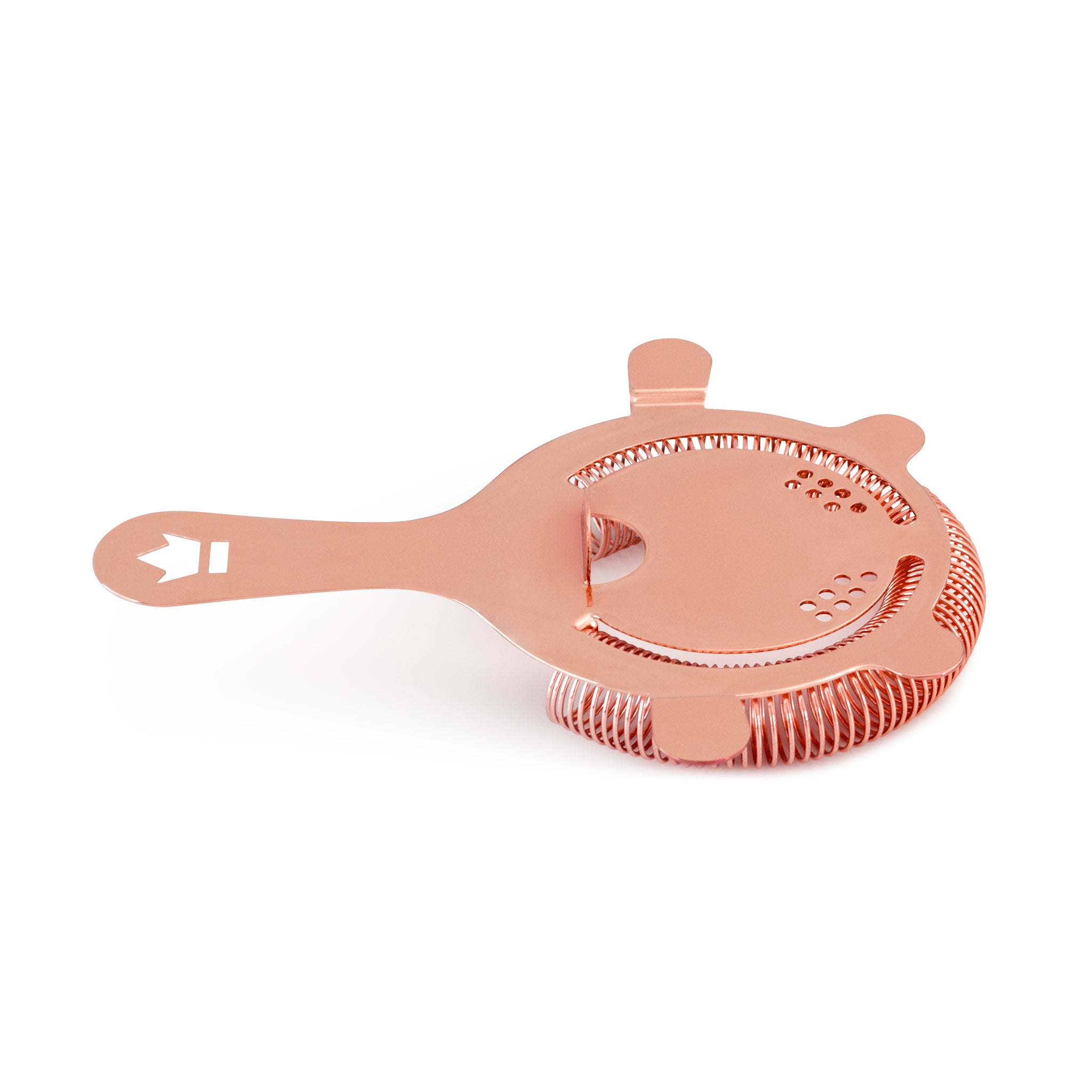 BUSWELL® 4-Prong Cocktail Strainer - Copper Plated Bar Tool for Mixing Drinks | Perfect for Home Bars, Cocktail Parties & Professional Bartenders