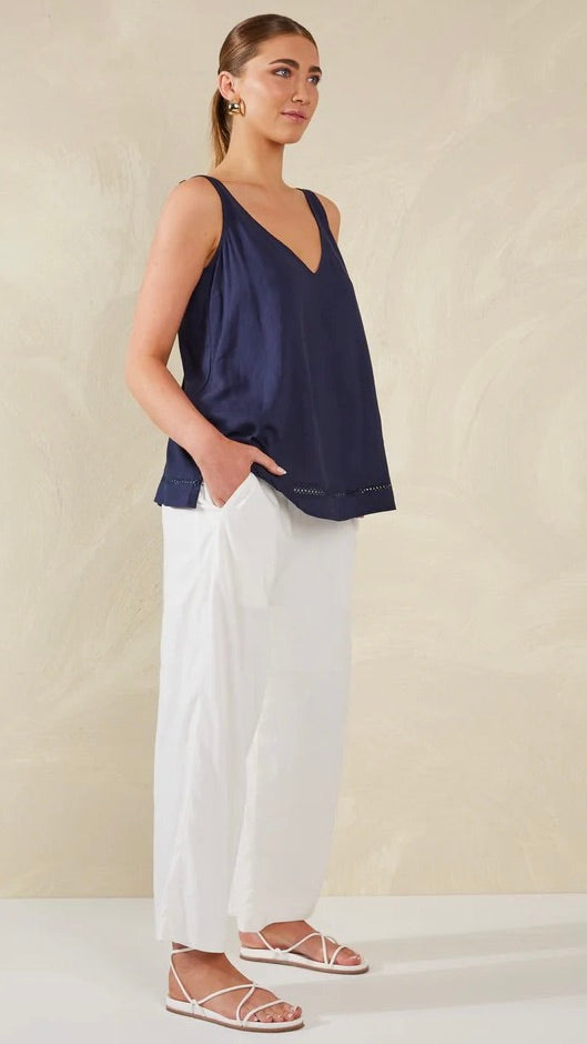 Sardinia Tank Riviera - Women's Flowy Summer Tops for Beach, Vacation & Casual Outfits | Lightweight & Breathable Fabric