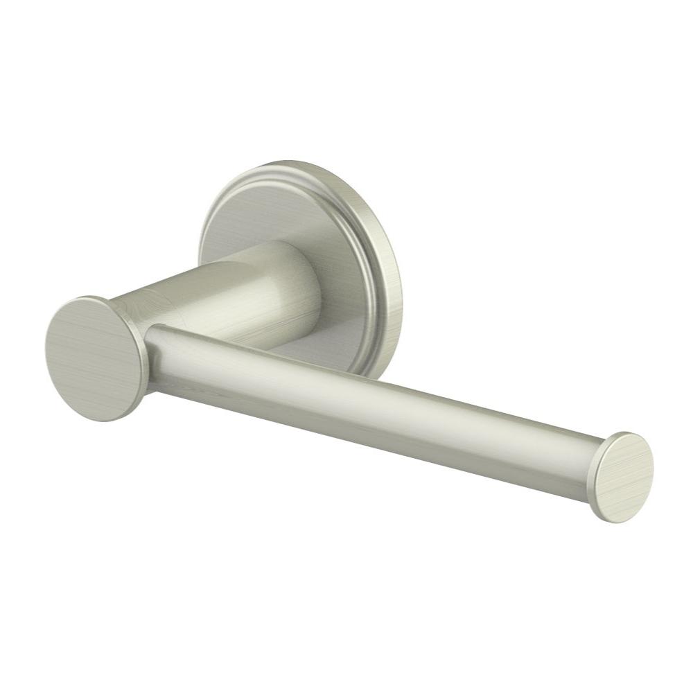 ZLINE El Dorado Brushed Nickel Toilet Paper Holder - Modern Bathroom Tissue Roll Dispenser for Home, Office, and Commercial Use (ELD TP BN)