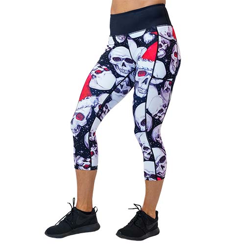 Funny Christmas The Naughty List Leggings - Festive Holiday Pants for Women, Cute Xmas Gift Idea for Parties & Family Gatherings