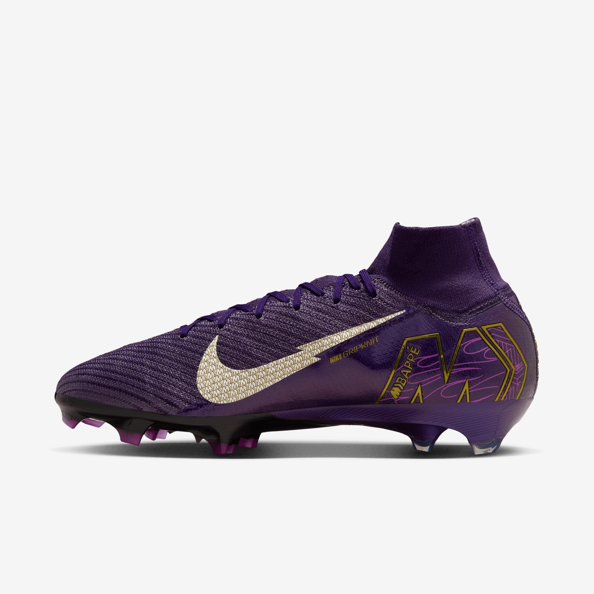 Nike Mercurial Superfly 10 Elite Kylian Mbappé Soccer Cleats - Lightweight Football Boots for Speed & Precision - Perfect for Professional Matches & Training Sessions