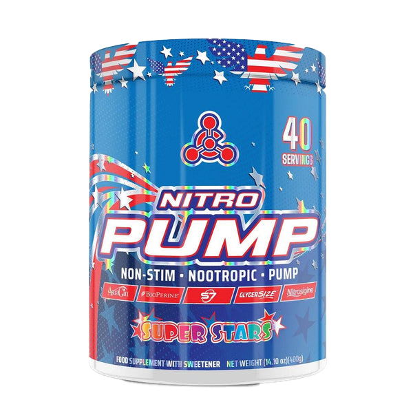 Nitro Pump 400g Pre-Workout Supplement for Muscle Growth & Energy - Chemical Warfare Superstars Formula | Ideal for Gym, Bodybuilding & Athletic Performance