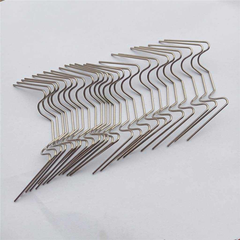 Stainless Steel Glazing Clips - 100pcs for Greenhouse Glass Panes - Secure Fixing for Greenhouses & Windows