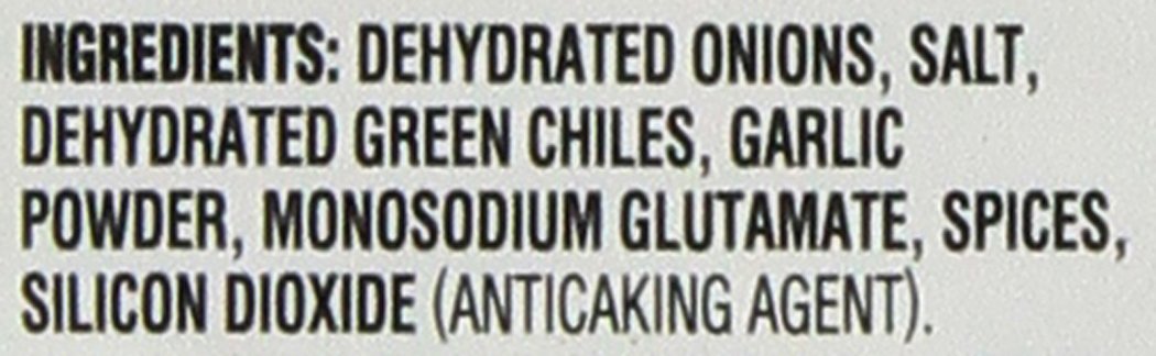 CHI-CHI'S Restaurant Style Seasoning Mix - Diced Onions, Garlic & Green Chiles - 0.78 oz (22g) Pack - Perfect for Tacos, Burritos & Mexican Cooking