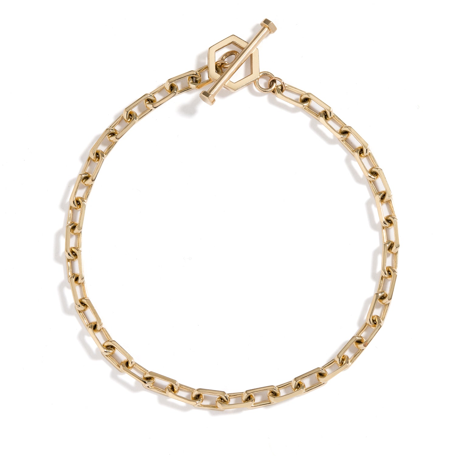 3.5mm Toggle Chain Bracelet for Women - Adjustable Silver Gold Jewelry - Perfect for Casual Wear, Parties & Gifts