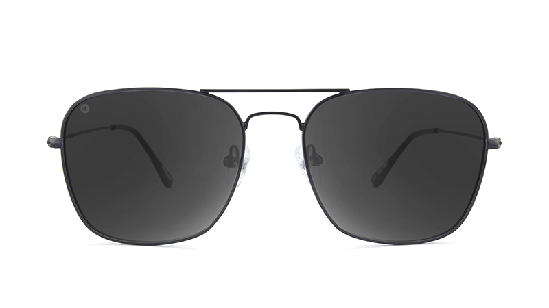 Mount Evans Sunglasses - Polarized Black/Smoke Lens for UV Protection & Outdoor Activities - Perfect for Driving, Hiking, and Beach Vacations