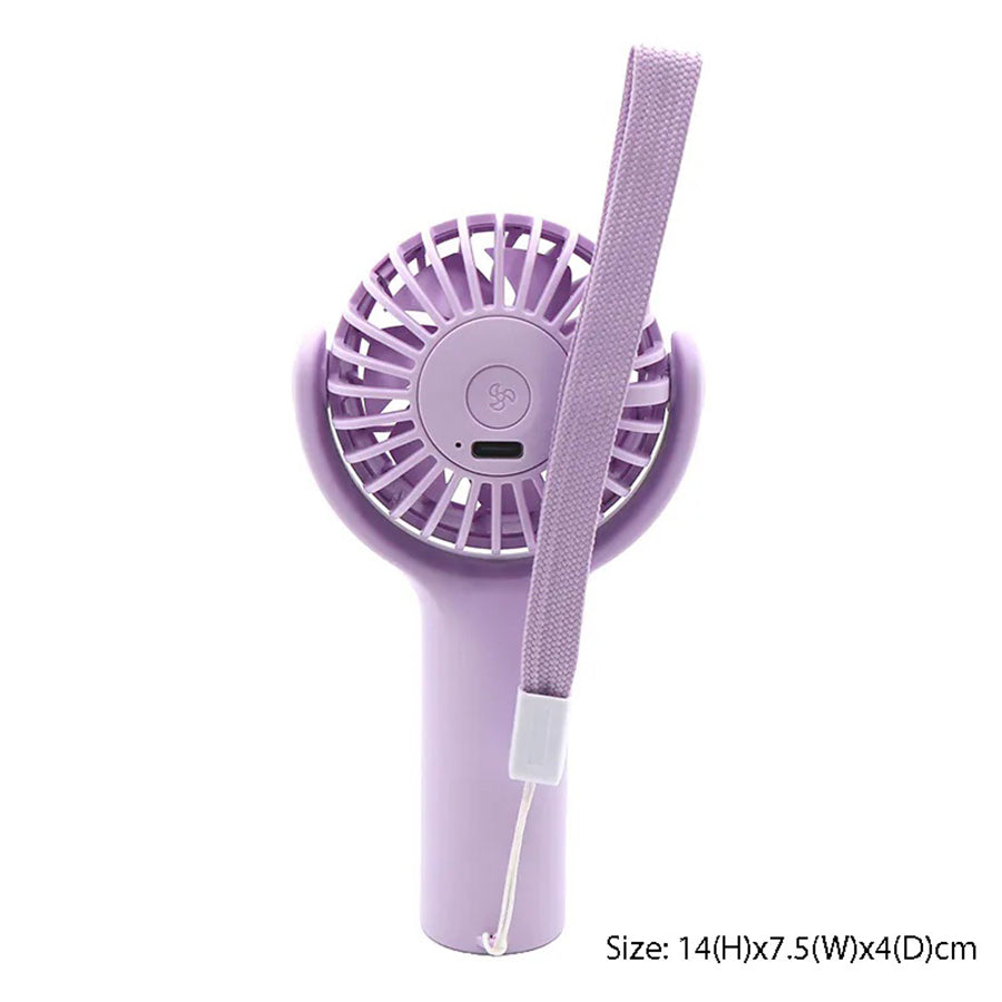 Sanrio Hello Kitty USB Handy Fan 2024 - Portable Mini Desk Fan with Twin Stars Design - Perfect for Office, Home, and Travel Cooling