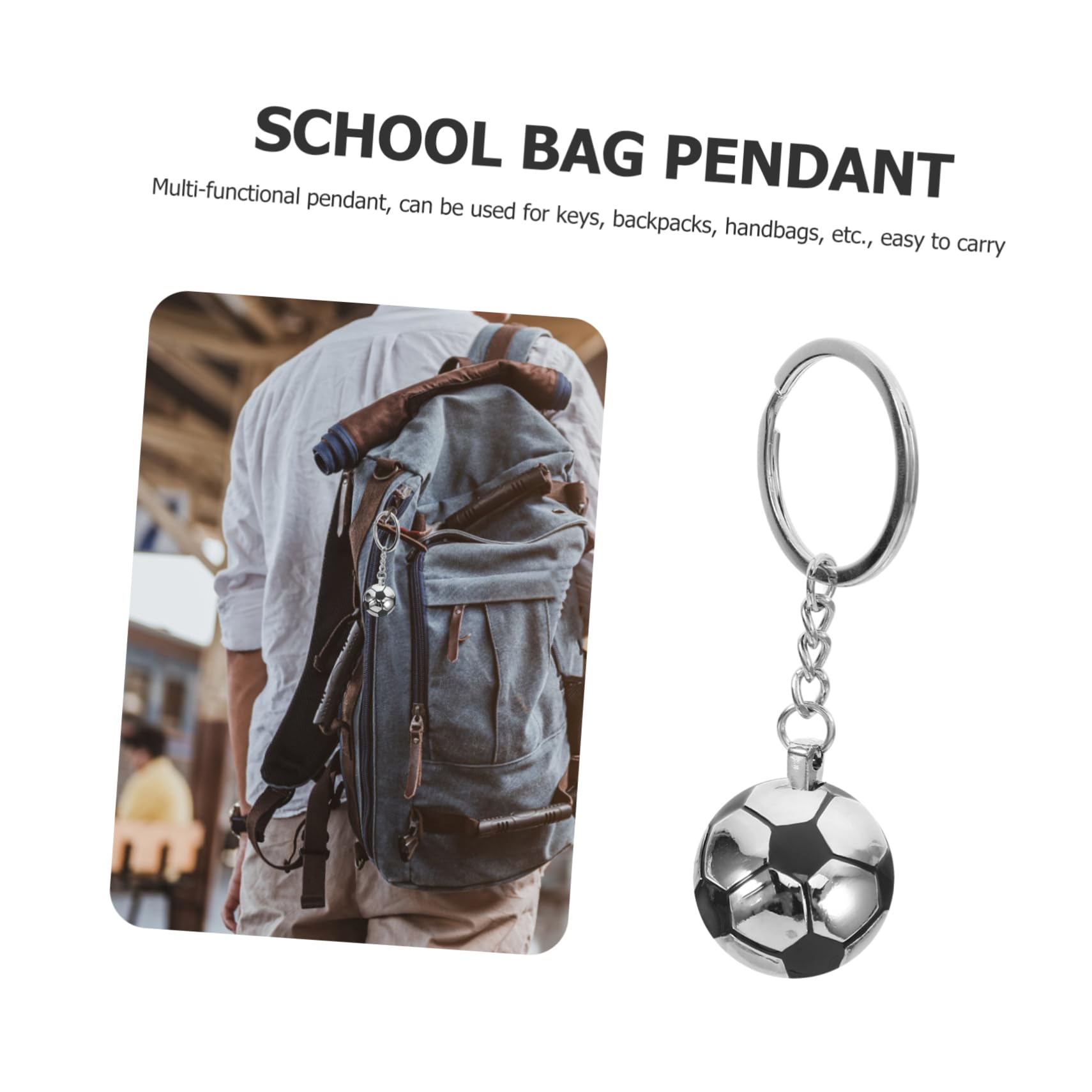 12 Pack Soccer Keychain Set - Metal Football Player Keychains for Sports Fans, Team Gifts & Goodie Bag Fillers - Perfect for Game Day, Fan Events & Player Appreciation