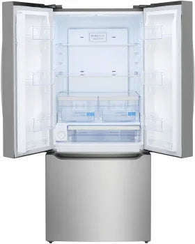 Frigidaire Gallery GRFN2023AF 20.0 Cu. Ft. Standard Depth French Door Refrigerator - Stainless Steel - Energy Efficient Kitchen Appliance for Modern Homes & Open Concept Living Spaces