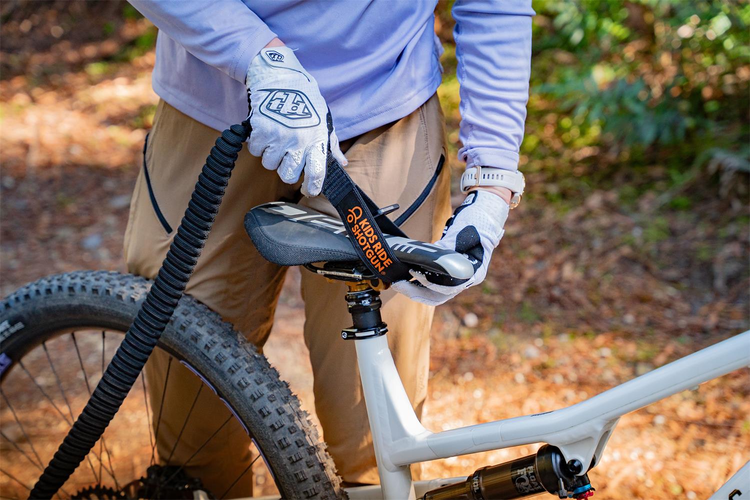 Kids Ride Shotgun MTB Quickfit Tow Rope - Adjustable Bike Towing System for Mountain Biking with Kids | Perfect for Family Trail Rides & Outdoor Adventures