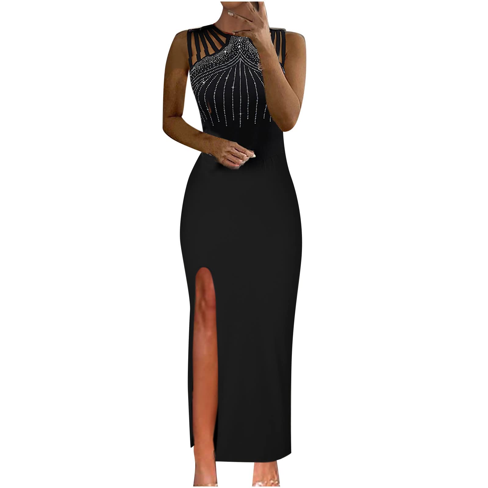AMhomely Women's Casual Dresses - Comfortable Summer Flowy Maxi Dress for Beach, Vacation & Everyday Wear
