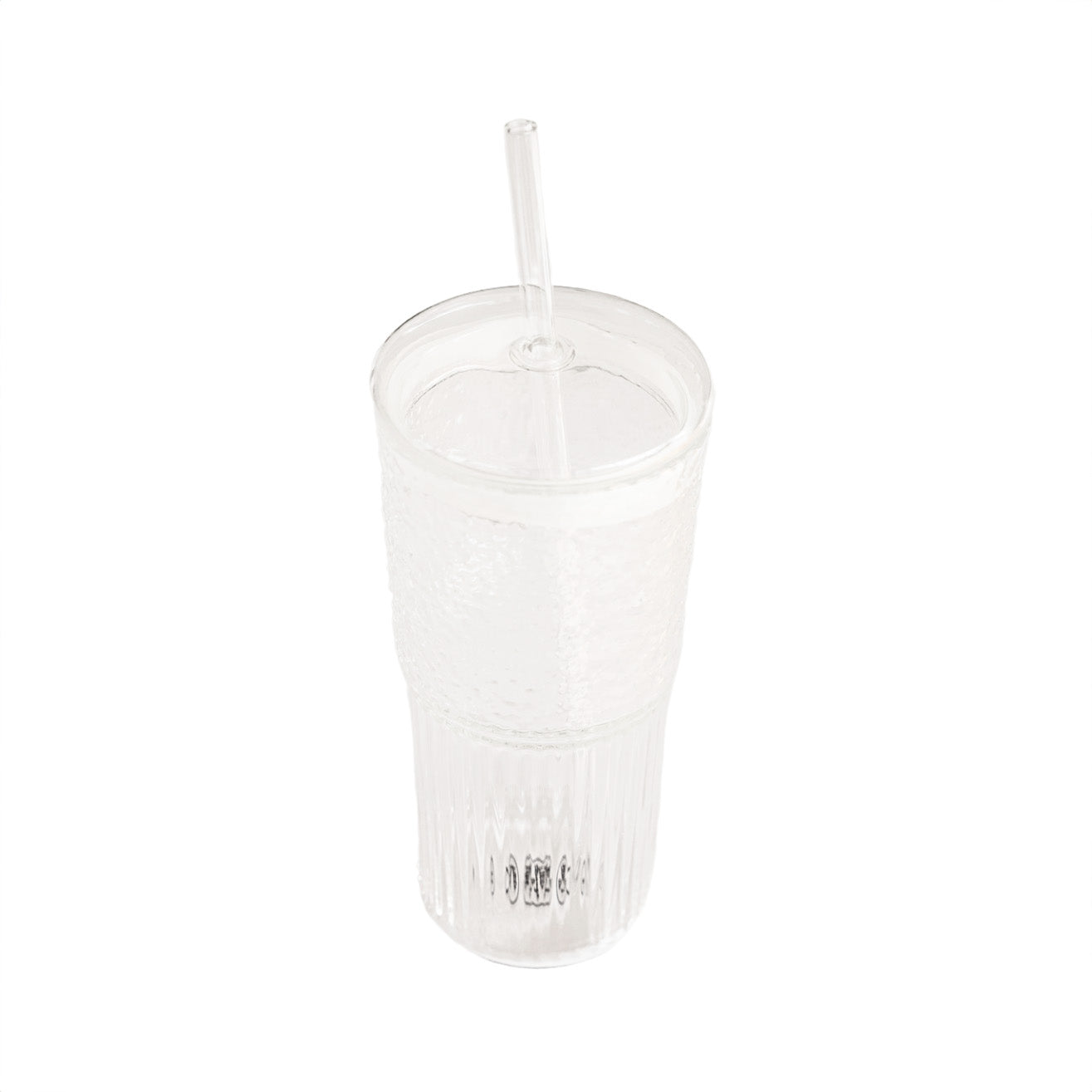 Premium Glass Tumbler with Lid & Straw - 16oz Insulated Reusable Drinking Cup for Hot & Cold Beverages - Perfect for Home, Office, Gym, and Outdoor Activities