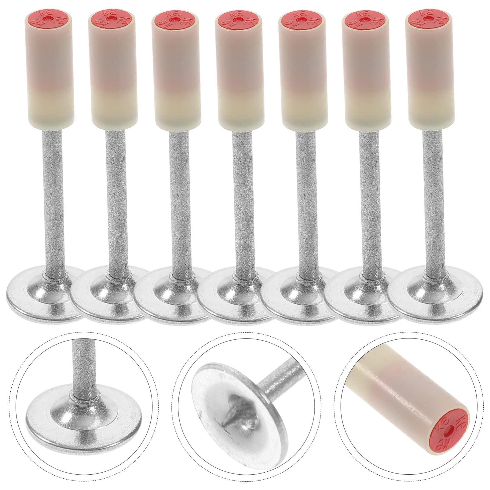 TEHAUX 40pcs Heavy Duty Steel Wall Nails - Manual Staple Nails for Concrete Repair, Metalworking & Ceiling Fastening - Durable Wall Fasteners for Home Improvement and Construction Projects
