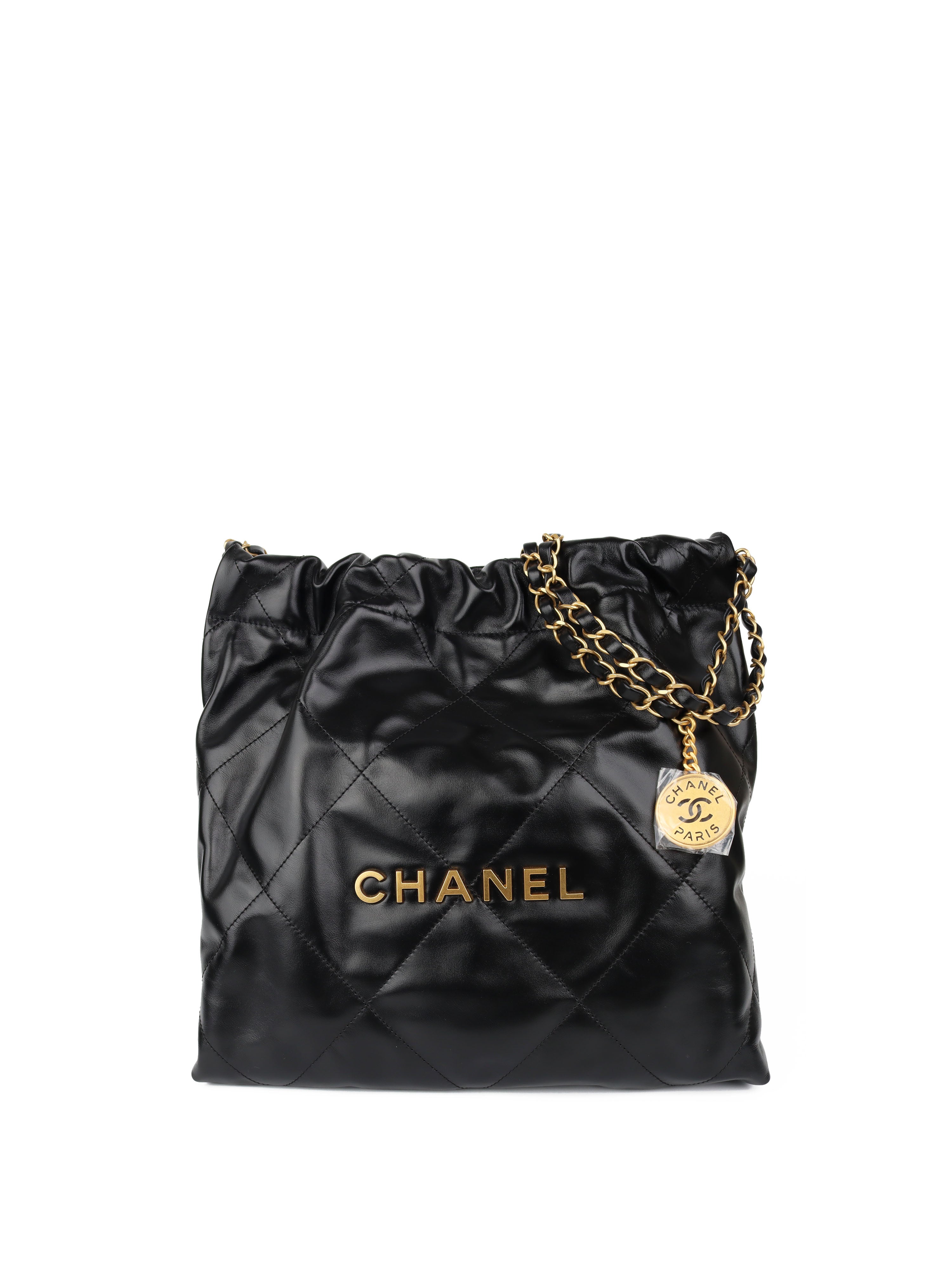 Chanel Black Small 22 Bag - Luxury Designer Handbag for Women | Perfect for Parties, Dating & Everyday Use