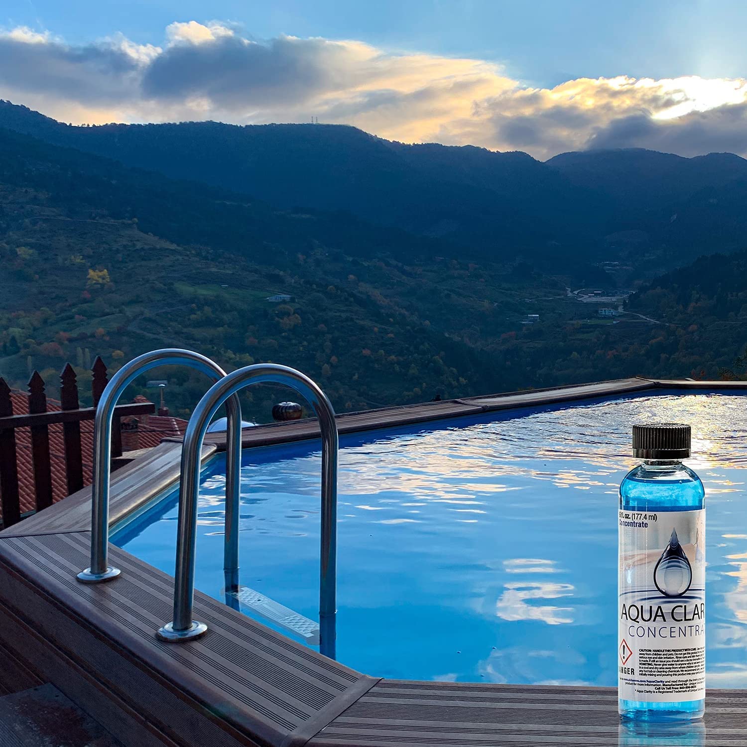 Premium Hot Tub Cleaner Concentrate - Most Effective Water Care Solution for 2 Years | Compatible with All Sanitizers & Enzymes | No Harsh Chemicals | 6 oz | Perfect for Spa Maintenance & Water Treatment