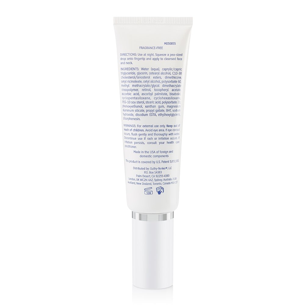 Jane Seymour Nighttime Renewal Complex with Retinol, Shea Butter & Vitamin E - Anti-Aging Face Cream for Enlarged Pores & Uneven Skin Tone - 1.7 oz - Perfect for Night Skincare Routine & Dry Skin Treatment