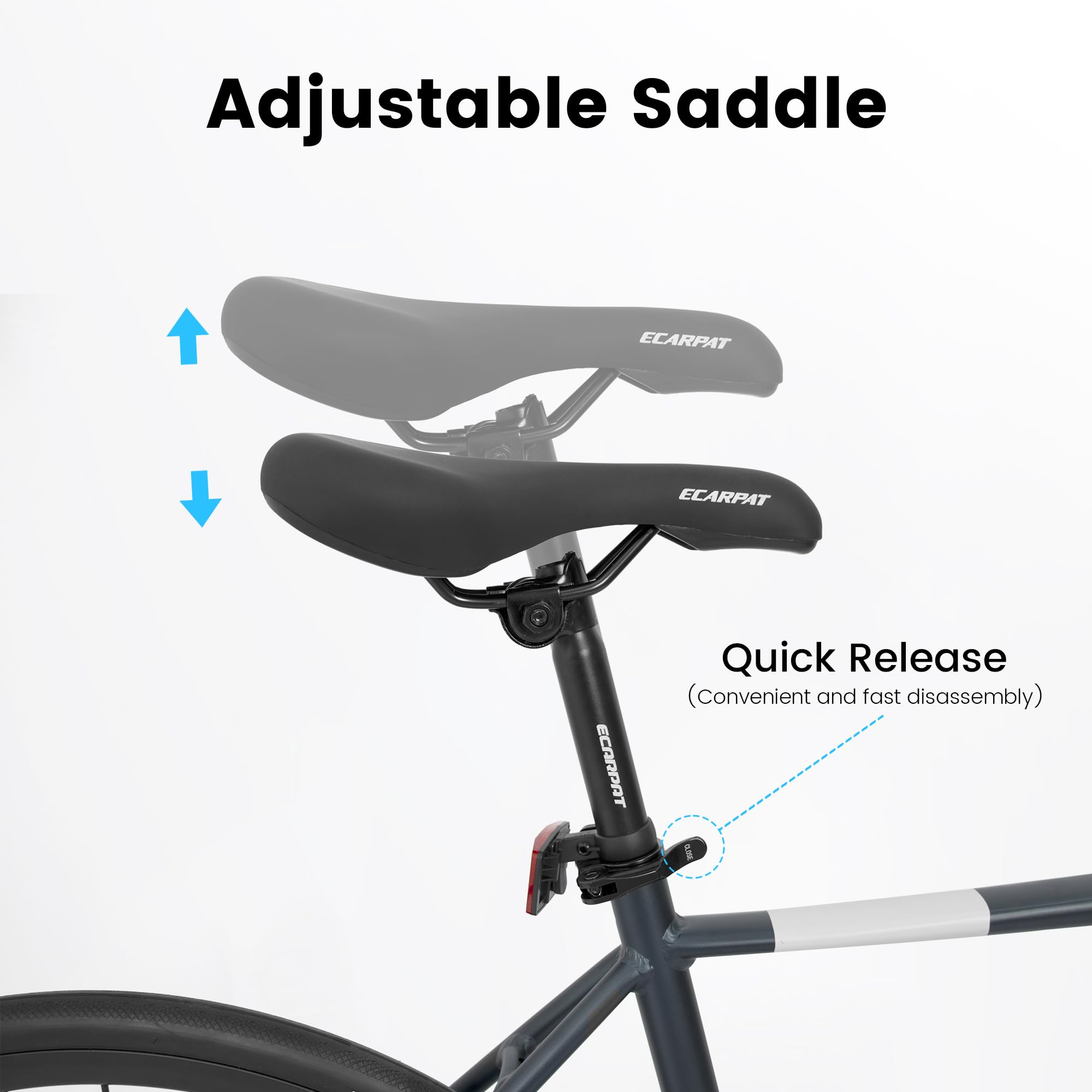 700C Hybrid Road Bike for Men & Women - 16/21/24 Speed Aluminum/Steel Frame Commuter Bike - Perfect for City Riding, School & Work Commutes - Great Christmas & New Year Gift for Cyclists