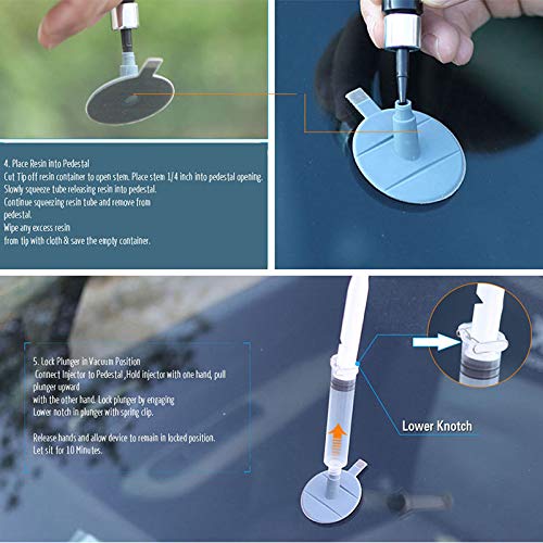 Professional Windshield Repair Kit for Cars - DIY Chip & Crack Fix Tool Set | Easy Auto Glass Repair for Home & Roadside Use