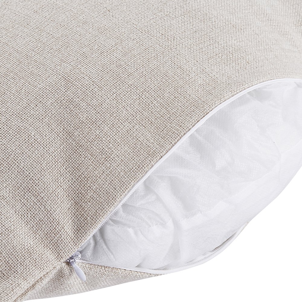 Christmas Snowman Winter Landscape Lumbar Throw Pillow Cover 14x24 Inch - Farmhouse Holiday Decor for Couch, Sofa & Bed - Perfect Xmas Gift for Home Decor