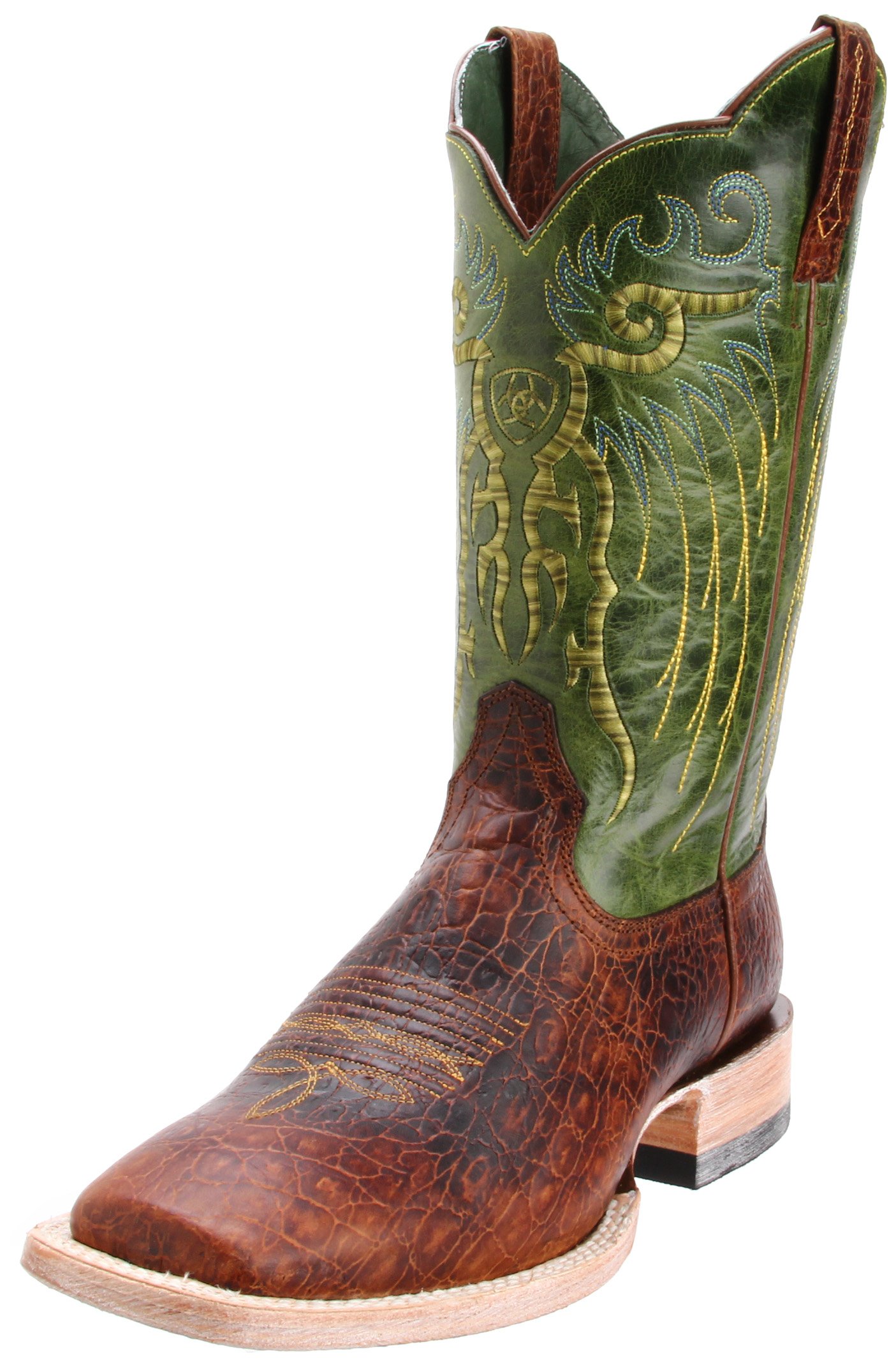 Ariat Men's Mesteno Western Cowboy Boots - Durable Leather Work Boots for Ranch, Rodeo & Country Style | Perfect for Riding, Dancing & Outdoor Activities