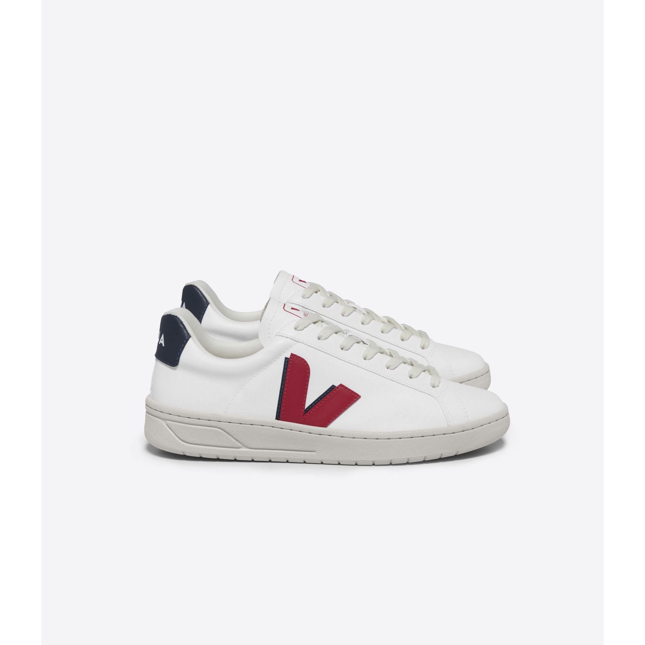 Veja Women's Urca CWL Sneakers - White Pekin Nautico | Sustainable Vegan Leather Casual Shoes for Women | Perfect for Everyday Wear & Eco-Friendly Fashion