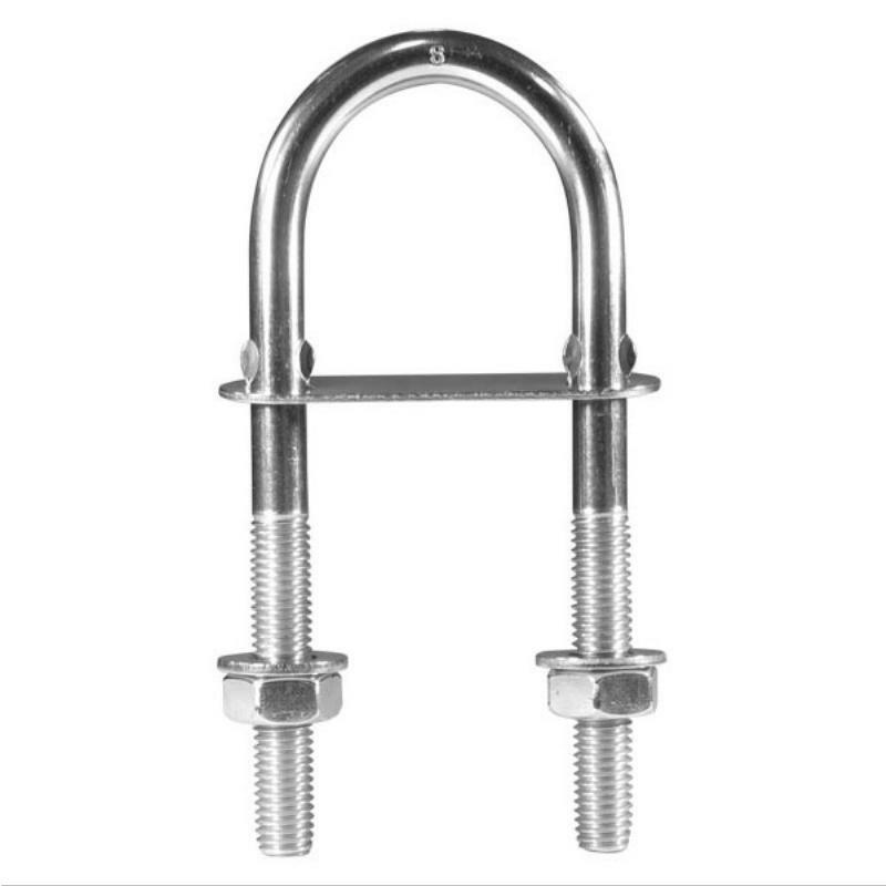 Stainless Steel 304 Grade BLA 'U' Bolts - Heavy Duty Rust Resistant Hardware for Construction, Marine & Automotive Use