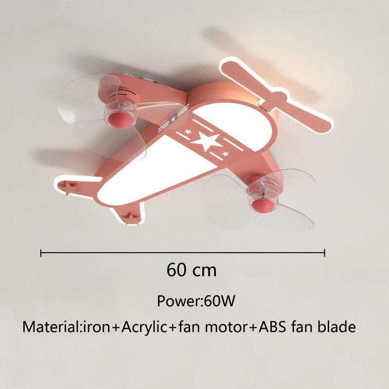 Airplane LED Light with Fan - Portable Cooling & Comfort Lighting for Travel, Home, and Office Use
